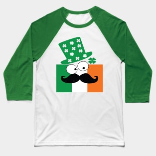 Irish mustache st.Patrick's day Baseball T-Shirt